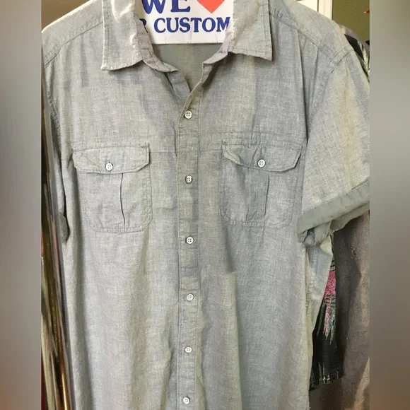 Mens grey -p d & c - Shirt - Picture 2 of 13